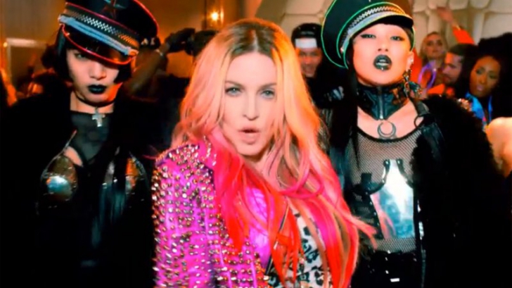 Reuniune de vedete în cel mai nou clip al Madonnei: Beyonce, Kanye West, Katy Perry 