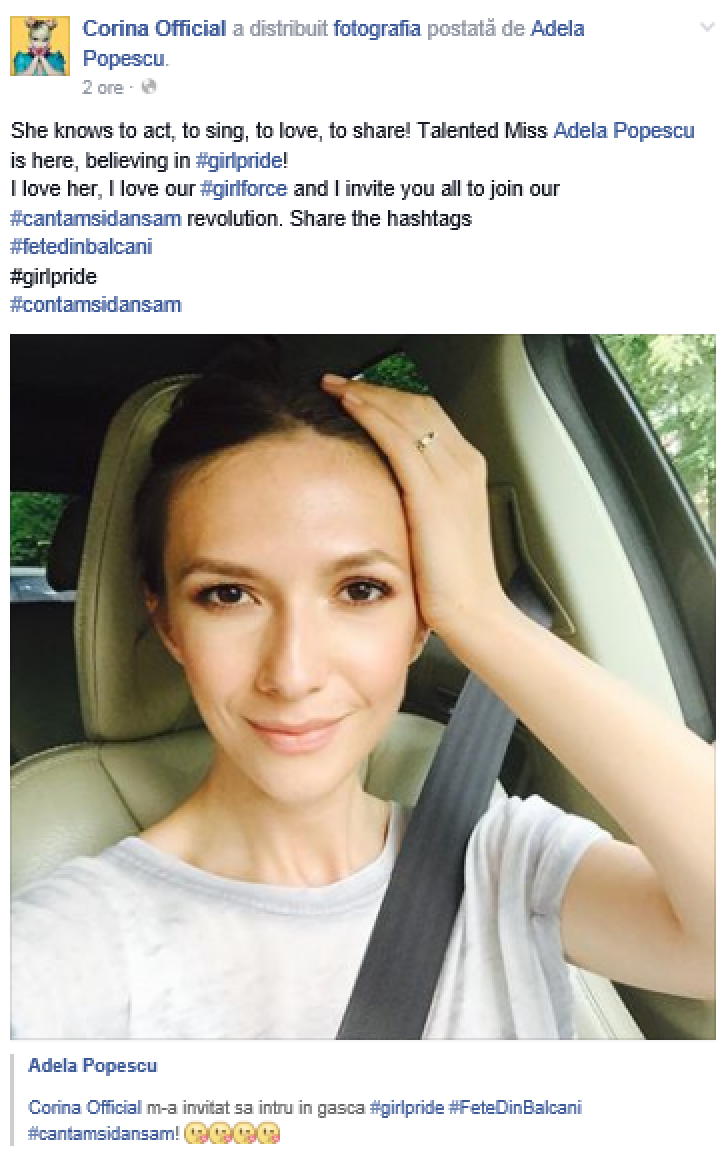 Madalina Ghenea, Loredana, Inna, ambasadoare ale revolutiei “Fete din Balcani”