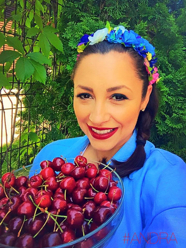 Andra a început săptămâna bine! Uite ce a mâncat cu poftă