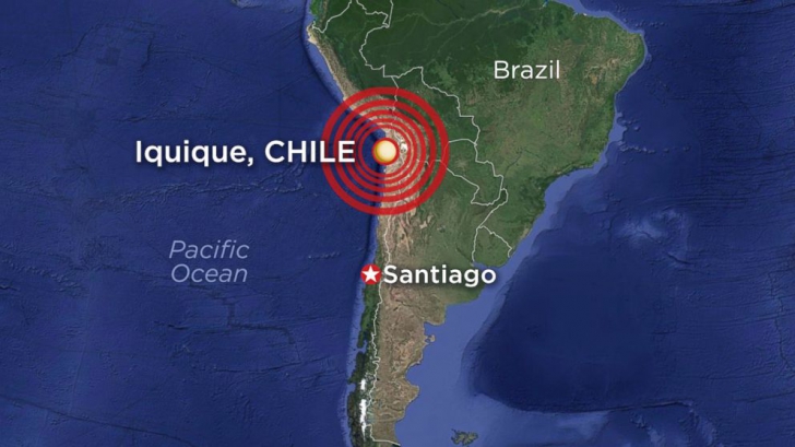 Chile, zguduit de un cutremur cu magnitudinea de 6,4