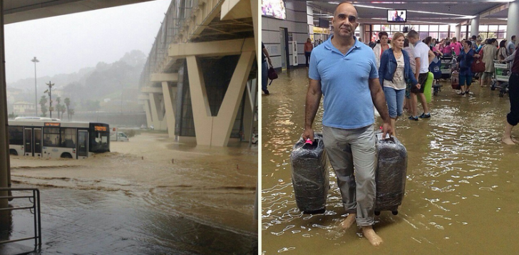 Stare de urgenţă în oraşul Soci, din pricina inundaţiilor, după ploi torenţiale