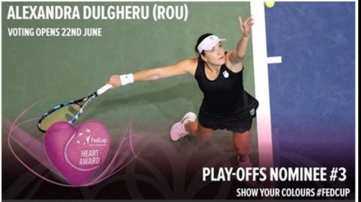 Alexandra Dulgheru: o jucătoare cu „inimă mare”! O recunoaște chiar și ITF-ul