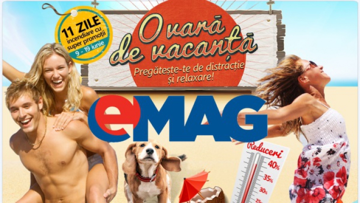 'O vară de vacanță' la eMAG: Ultimele zile de reduceri pentru concediu