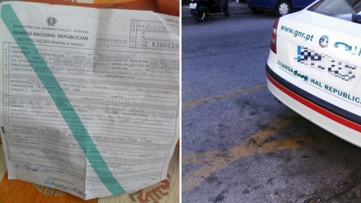 Femeie reclamată pentru că a postat pe Facebook o imagine cu o maşină de poliţie parcată ilegal