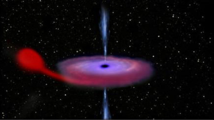 O monstruoasă gaură neagră se "trezește" după 26 de ani de inactivitate