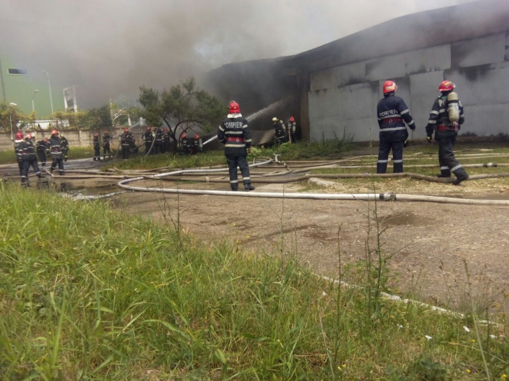 Incendiu depozit Bucuresti