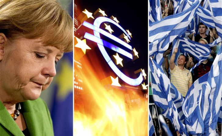 Merkel, față în față cu Grexitul
