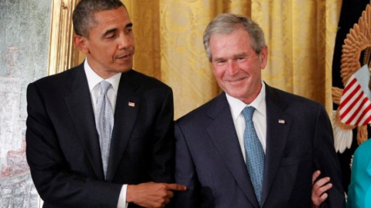 George W. Bush, mai popular decât Barack Obama - sondaj