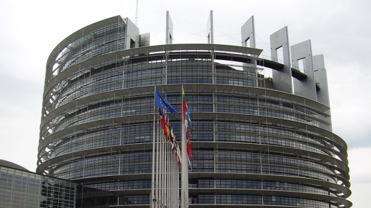Protest inedit în fața Parlamentului European din Strasbourg