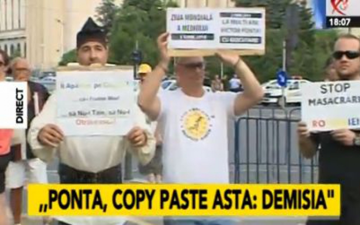 Noi proteste pentru demisia lui Victor Ponta. Exces de zel din partea jandarmilor