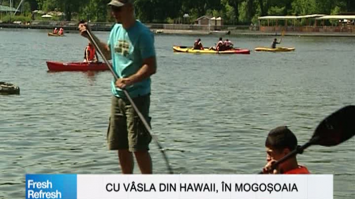 Fresh Refresh. Cel mai în vogă sport de apă din Occident, în România: stand up paddle