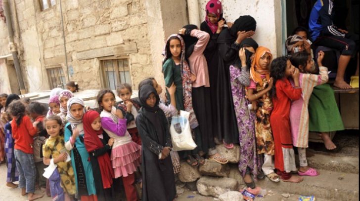 Dezastru umanitar în Yemen: 80% din populația civilă, afectată de război 