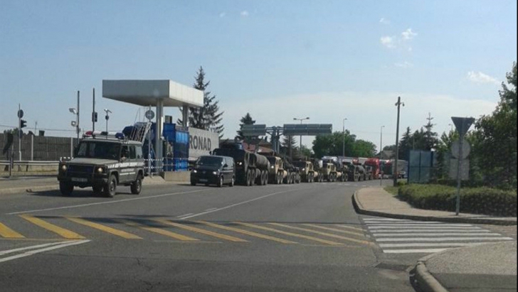 Vehicule misterioase la graniţa Ungariei cu Ucraina