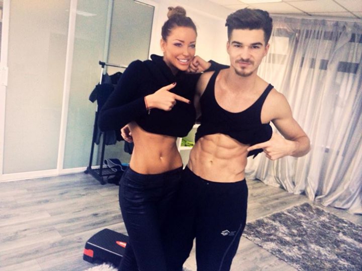 Bianca Drăgușanu e violentă! L-a lovit cu pumnul pe antrenorul ei. VIDEO