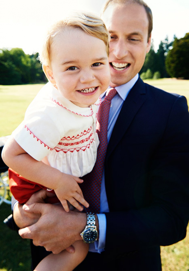 Fotografia adorabilă cu prinţul George, făcută publică înainte de aniversarea sa de doi ani