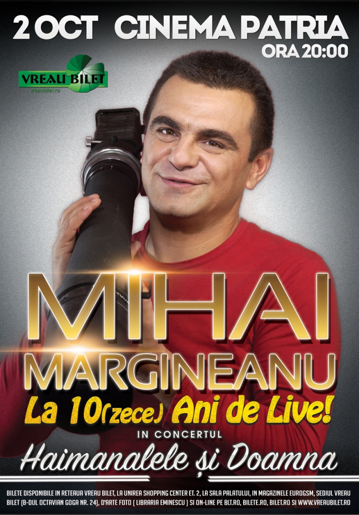 De ziua lui, Mihai Mărgineanu lansează albumul “10 (zece)”!