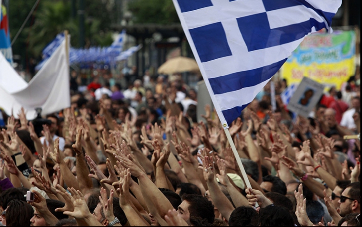 Proteste la Atena