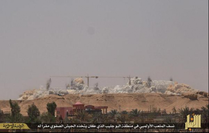 Scene incredibile în Irak! Cum a fost pus la pământ un stadion de 100 de milioane de dolari