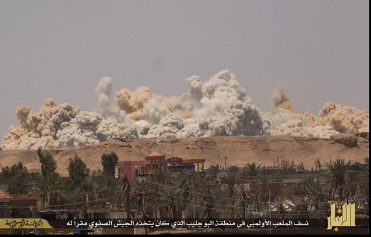 Scene incredibile în Irak! Cum a fost pus la pământ un stadion de 100 de milioane de dolari