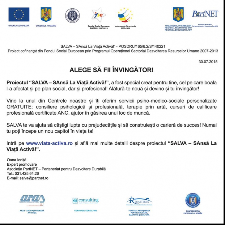 Persoanele din grupurile vulnerabile, consiliate pentru integrarea &icirc;n viața profesională