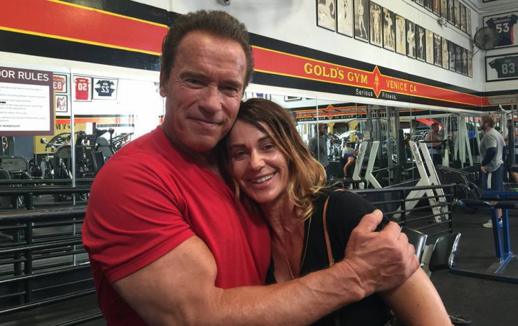 Nadia Comăneci, antrenorul personal al lui Arnold Schwarzenegger, fostul Mister Olympia