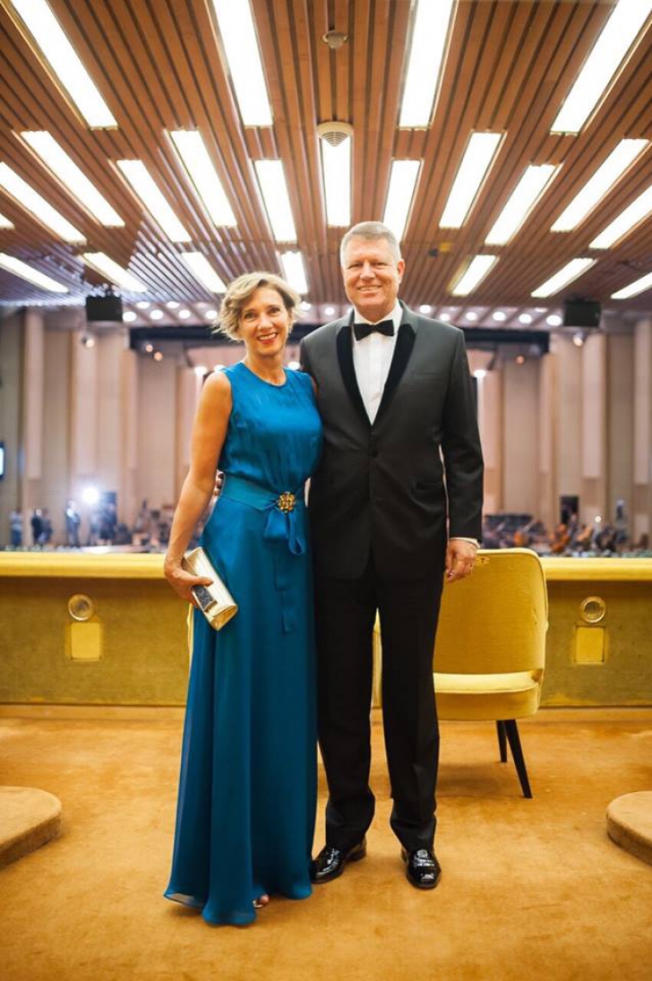 Klaus Iohannis şi soţia sa, la Festivalul George Enescu