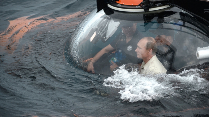Putin s-a scufundat în Marea Neagră. Ce a descoperit președintele rus