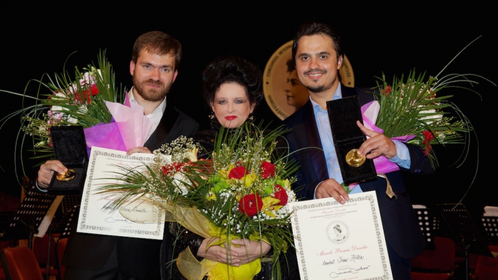În jurul Marianei Nicolesco, laureaţii Marelui Premiu Darclée 2015, tenorii Adrian Dumitru şi Ioan Hotea