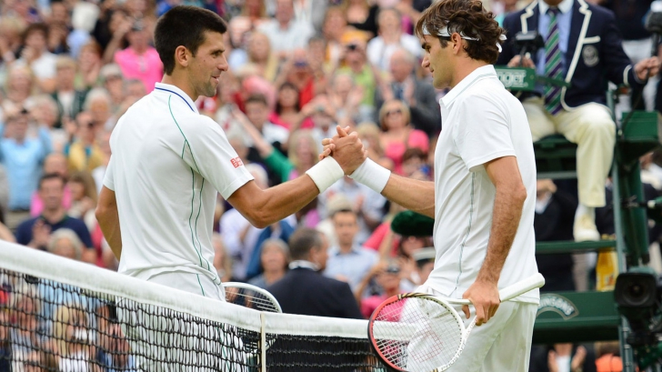 Roger Federer, victorie categorică în fața lui Novak Djokovic, după numai o oră și jumătate de joc!