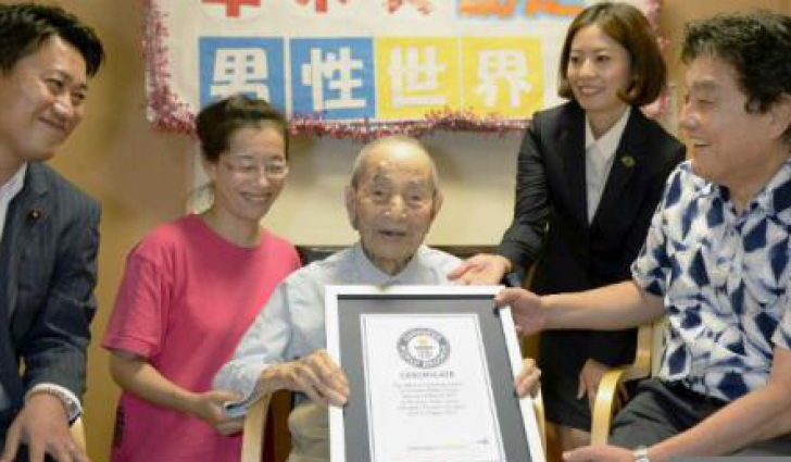 Un japonez de 112 ani a devenit cel mai vârstnic om din lume