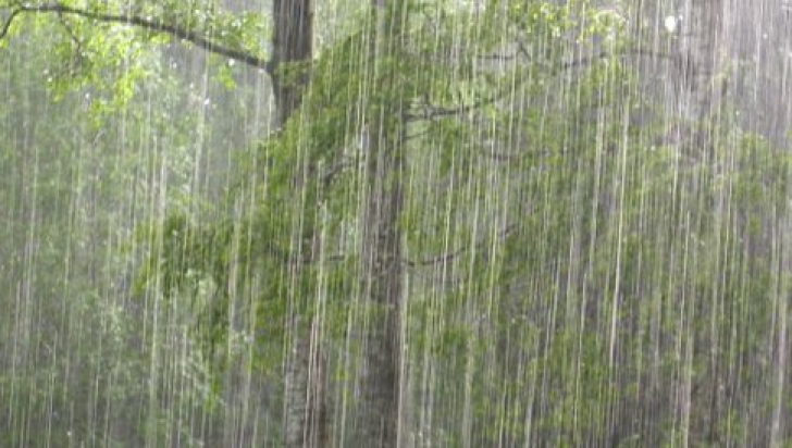 Alertă meteo de ploi torenţiale. Cod galben de vijelii și grindină pentru 12 județe din țară