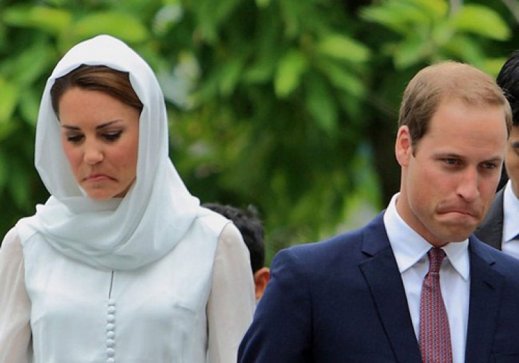Kate Middleton și Prințul William, la cuțite. La mijloc se află o altă femeie