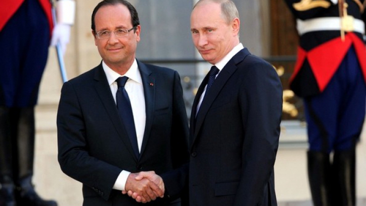 Hollande, despre navele de război Mistral: Am ajuns la un bun acord cu Putin  