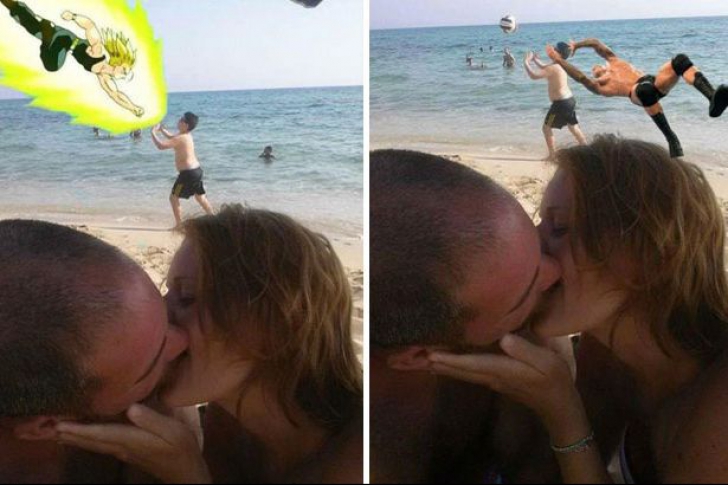 GALERIE FOTO: Ce se întâmplă când un cuplu își modifică în photoshop fotografiile din vacanță