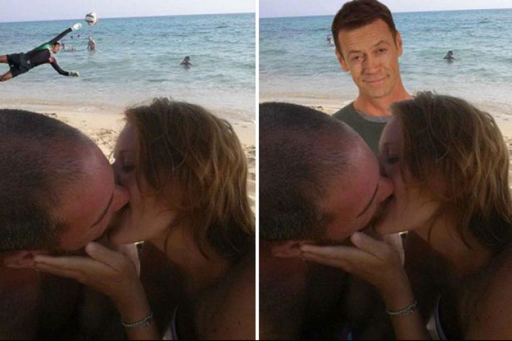 GALERIE FOTO: Ce se întâmplă când un cuplu își modifică în photoshop fotografiile din vacanță