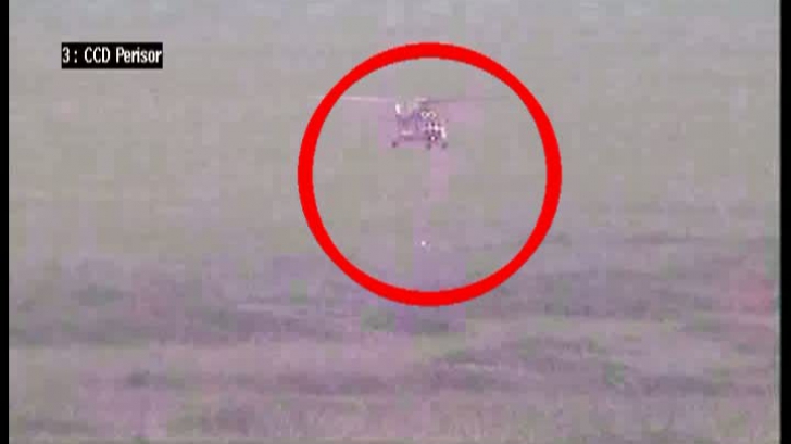 Salvare spectaculoasă cu un elicopter SMURD, în Delta Dunării - VIDEO