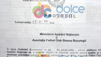 Iată documentele prin care MApN a cedat, în 1999, stadionul Steaua către Viorel Păunescu!