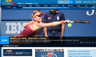 Halep prima stire pe site-ul oficial al US OPEN