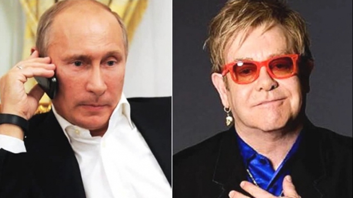 Putin si Elton John