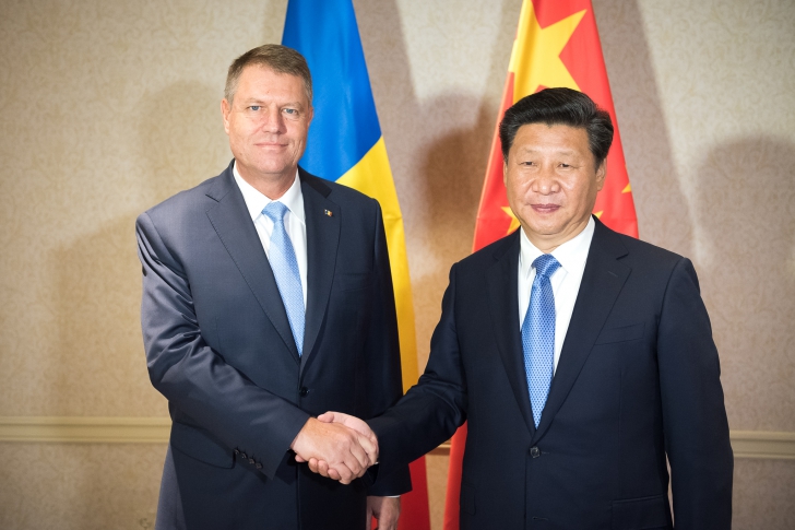 Iohannis la întrevederea cu președintele Chinei, Xi Jinping