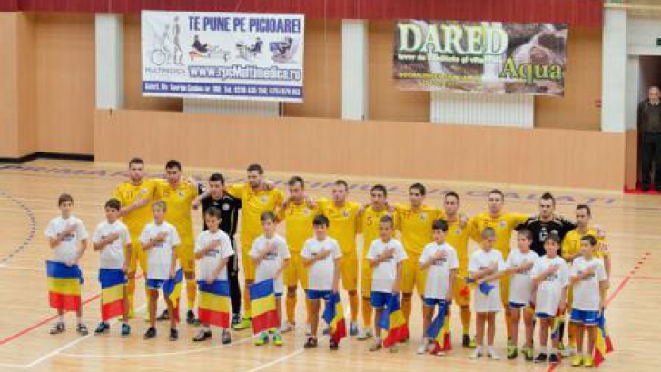 Futsal: România - Ungaria 2-2, în barajul pentru Euro 2016