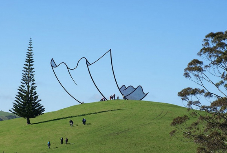 Fotografii uluitoare care par trucate, dar sunt cât se poate de reale! - Sculptură în Noua Zeelandă 