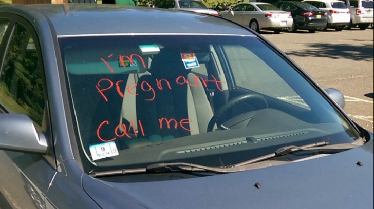 Mesajul inedit scris pe parbrizul unei maşini. "Poate că a fost doar o aventură de-o noapte"