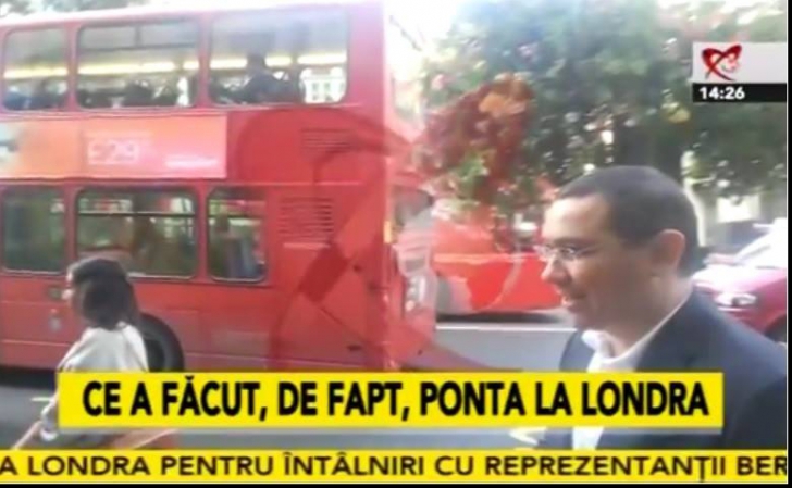 Victor Ponta, în vizită oficială de lucru, dar şi de cumpărături, la Londra