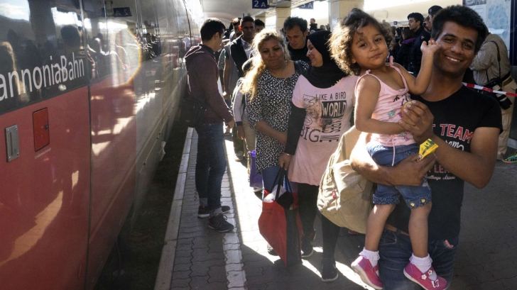Ce scrie în mesajul cu care au fost întâmpinați refugiații în Austria