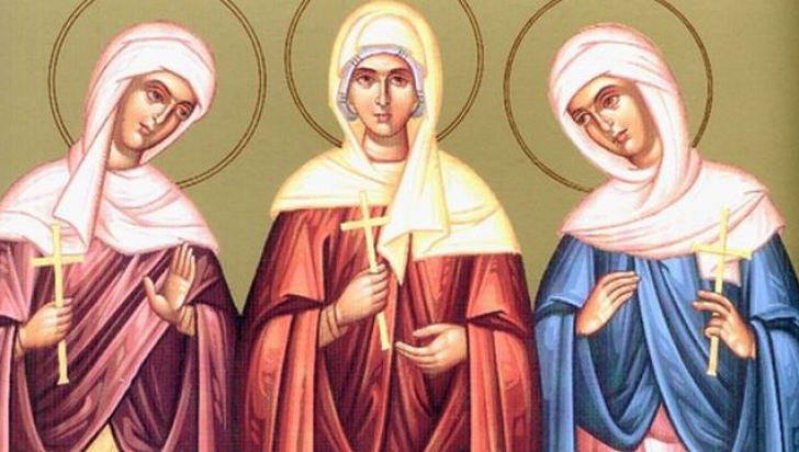 Creștinii ortodocși sărbătoresc, astăzi, trei sfinte mucenițe 