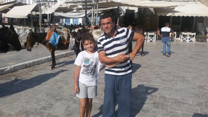 Mihai Mărgineanu, vacanță împreună cu fiul său, în Marea Egee