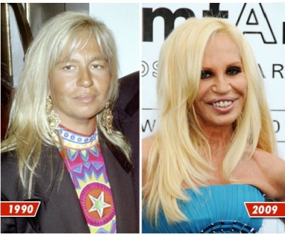 Nu o s-o recunoşti! Cum arăta Donatella Versace, înainte de operaţiile estetice care au desfigurat-o