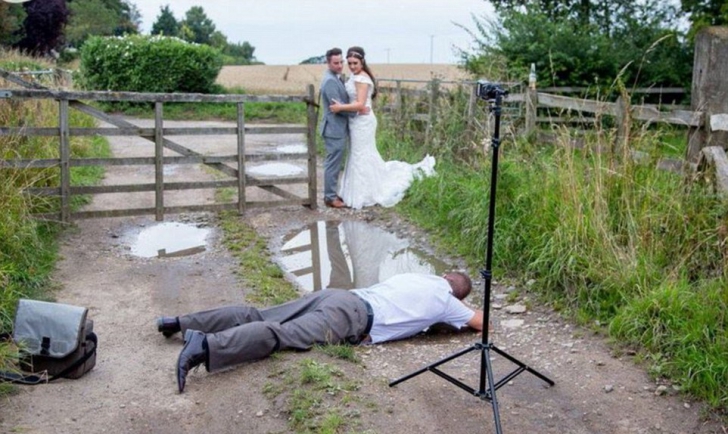 Adevărul din spatele fotografiei de nuntă perfecte. Ce sacrificii fac fotografii în timpul ședinței
