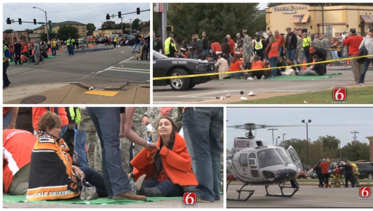 Accident şocant, în SUA: o tânără a intrat cu maşina în mulţime: 3 morţi şi 22 de răniţi